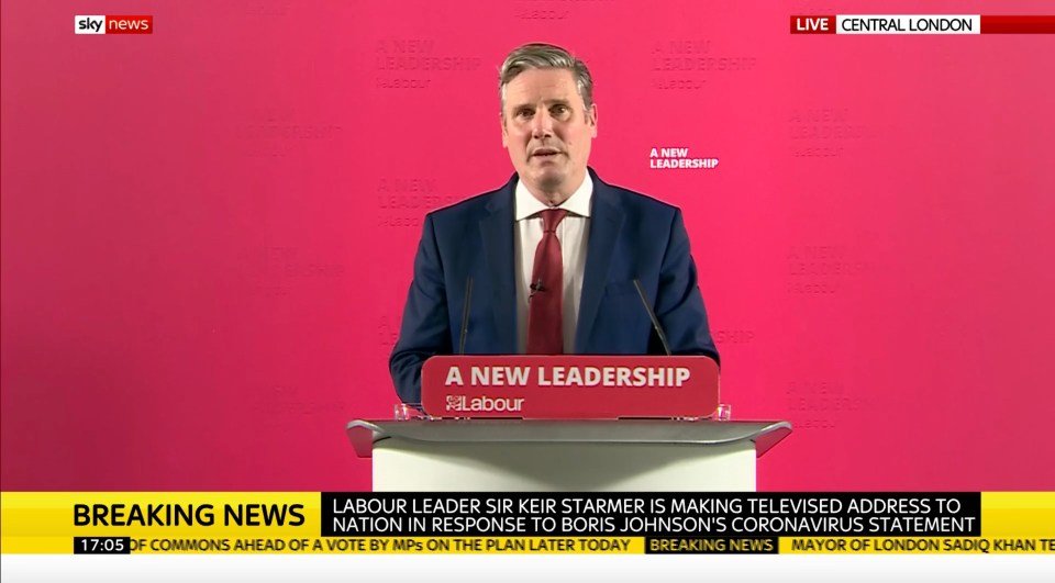 Labour leader Keir Starmer has urged the PM to close all pubs, bars, restaurants and offices for two to three weeks