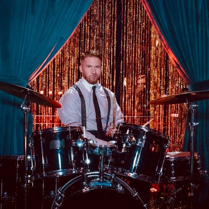 Strictly Come Dancing's Neil Jones, 38, jumped behind the drums during Saturday night's premiere