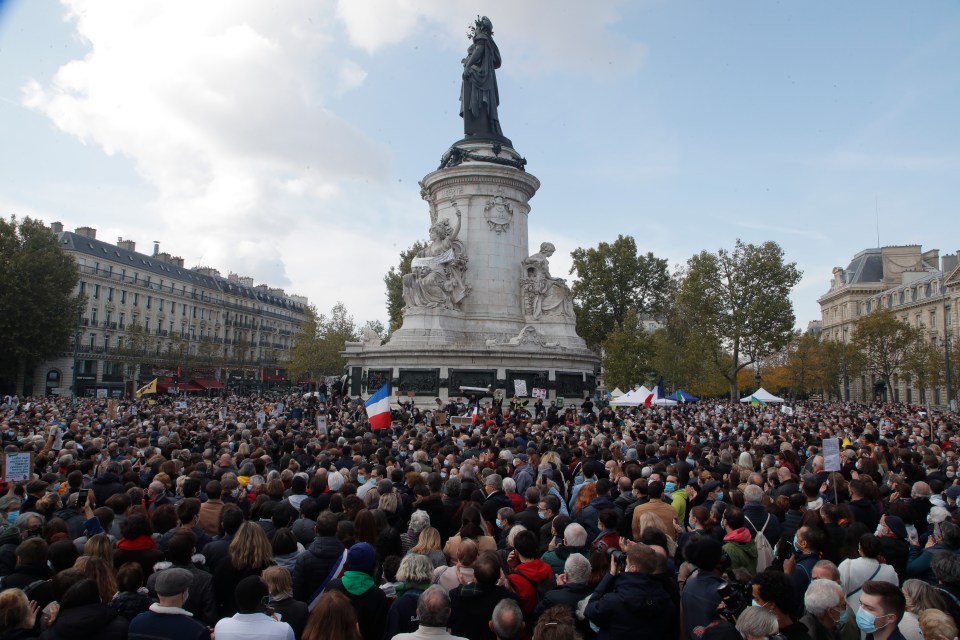 Thousands of demonstrators turned up to denounce the brutal killing