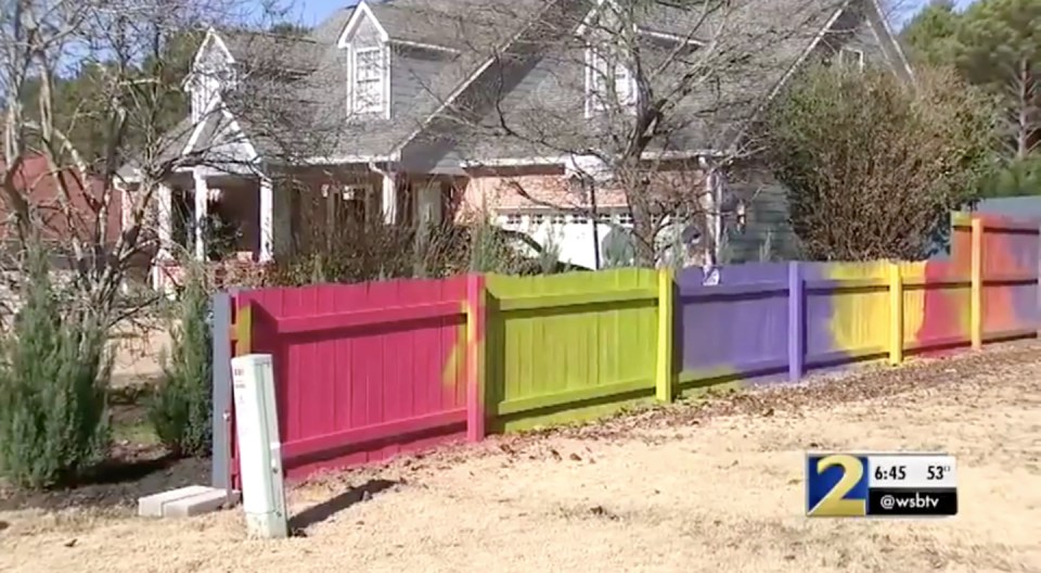 The neon paint has a 20-year warranty