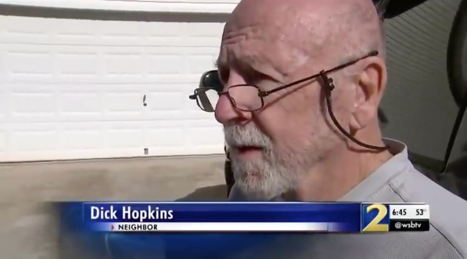 Neighbour Dick Hopkins said Donna has 'no respect'