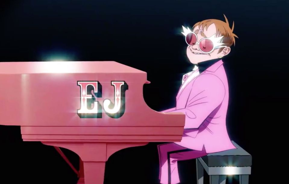 Elton joins the Gorillaz for new track The Pink Phantom