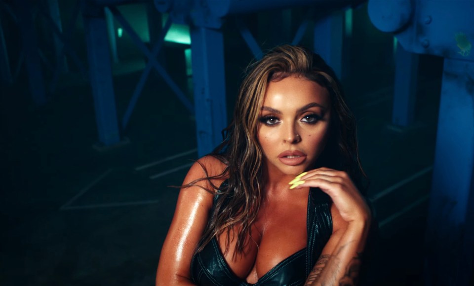Jesy wows fans in the sensational video