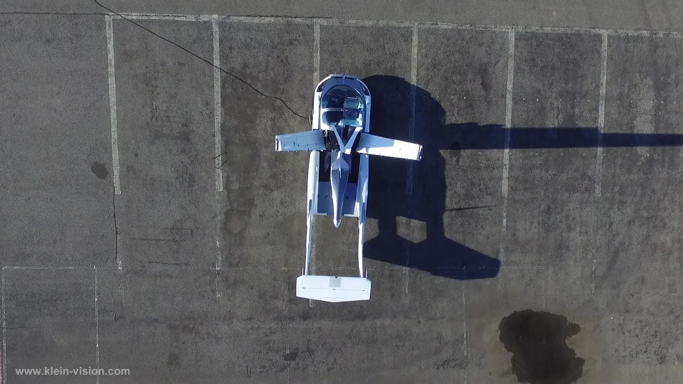 An aerial view of the AirCar V5