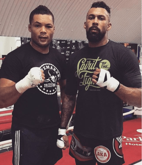 British heavyweight Joe Joyce with Lewis-Parry 