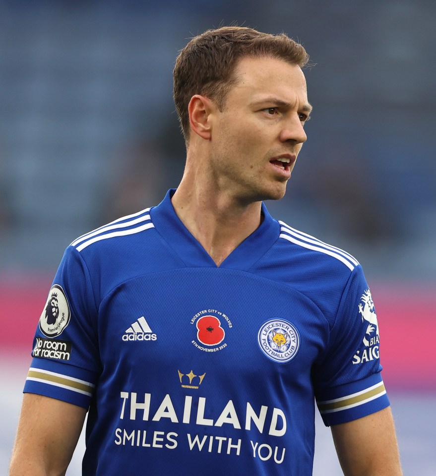 Jonny Evans played all 38 league games for Leicester last season and has helped younger defenders slot in