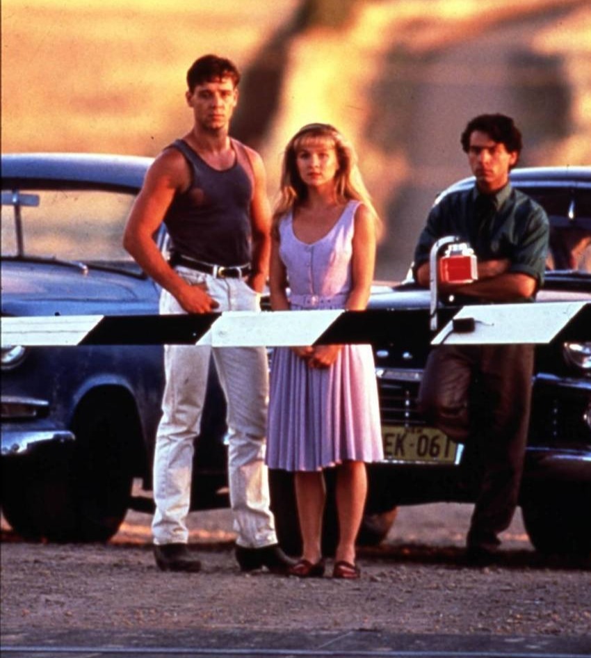 The actors, pictured in the Aussie film, were too young to settle down
