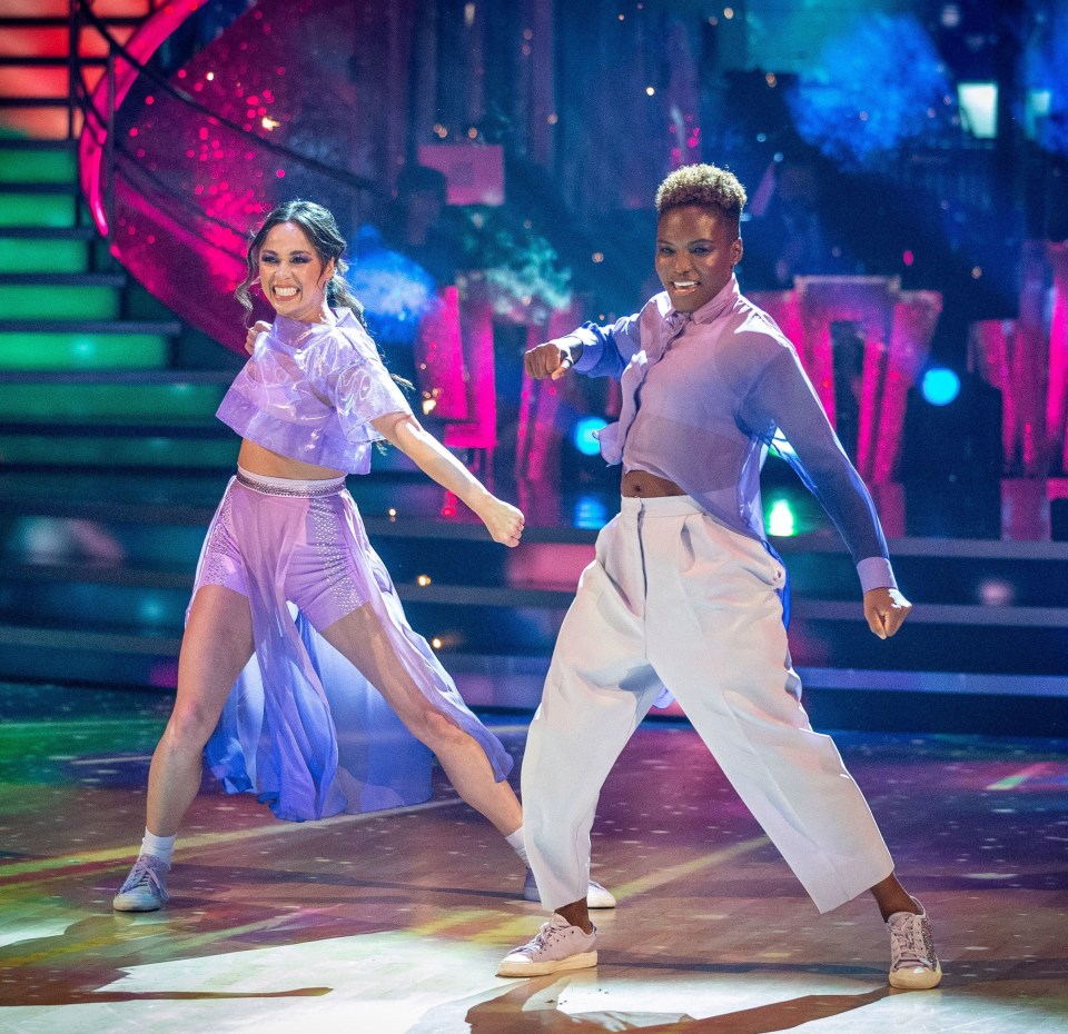 Dancer Katya and boxer Nicola were the show's first same-sex couple