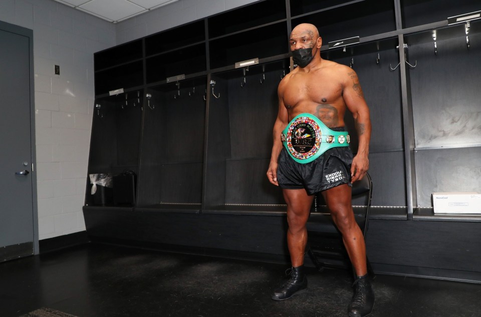 Tyson was fighting for the first time since 2005 