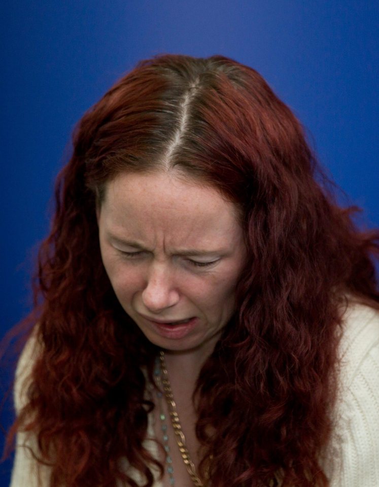 Mairead kept her head bowed and her eyes scrunched up to avoid looking up