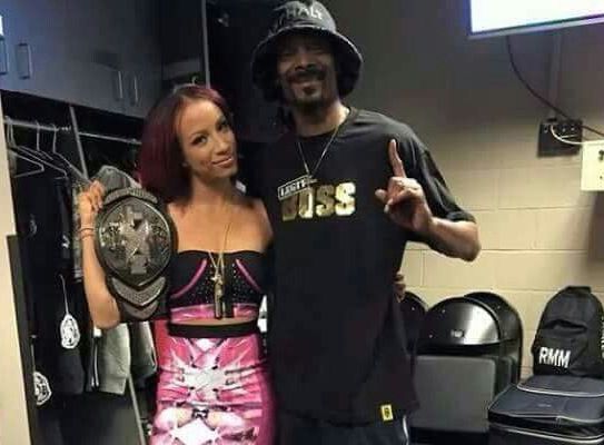Snoop Dogg is cousin to WWE star Sasha Banks