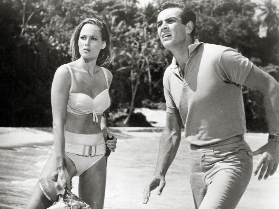 Ursula, 84, was the bikini clad Honey Ryder in Dr No, Connery's first Bond film in 1962