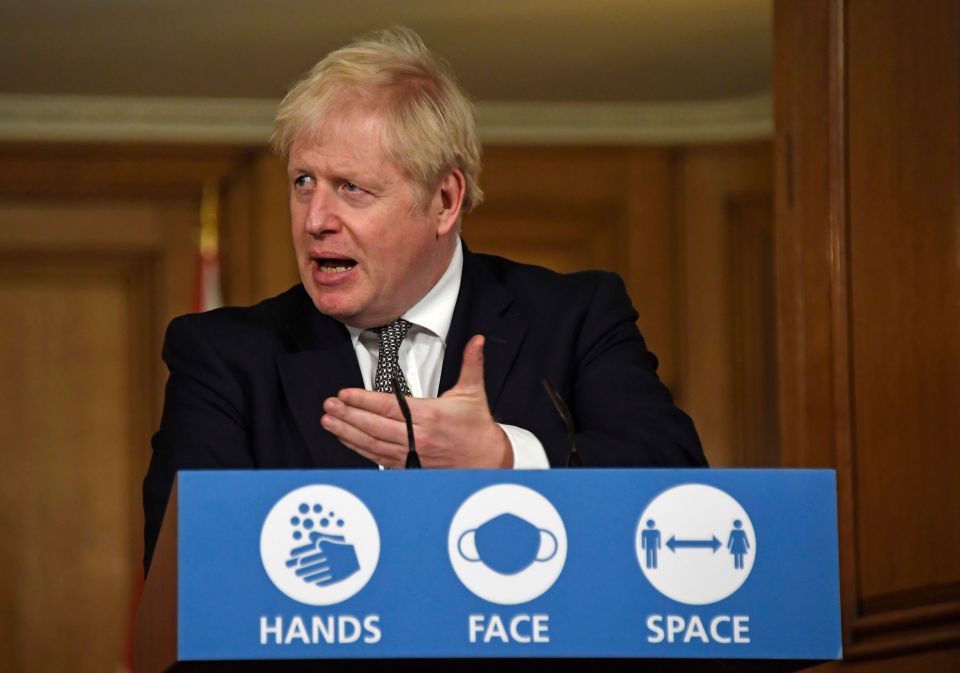 Boris Johnson announced that a second lockdown in England would start on Thursday