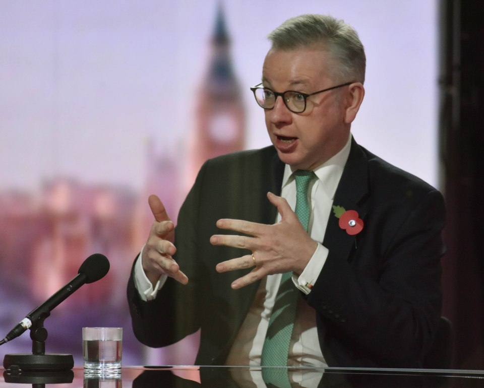 Michael Gove warned the four-week lockdown may have to be extended if the R-rate is not reduced