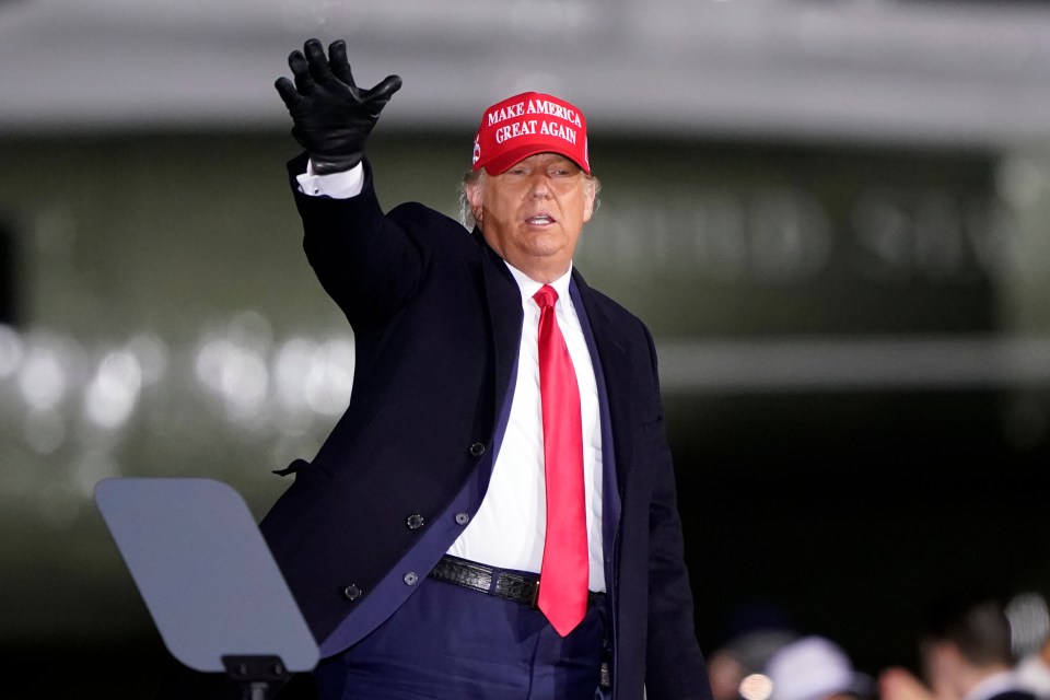  Donald Trump is hoping to win a second term