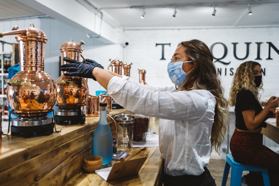 Tarquin guests can bring their own herbs and flowers to distill a unique gin