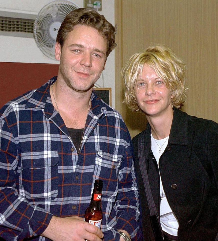 Meg Ryan fell for Russell while working on Proof of Life