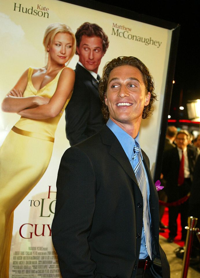 The actor has starred in rom-coms like The Wedding Planner and How To Lose A Guy In 10 Days