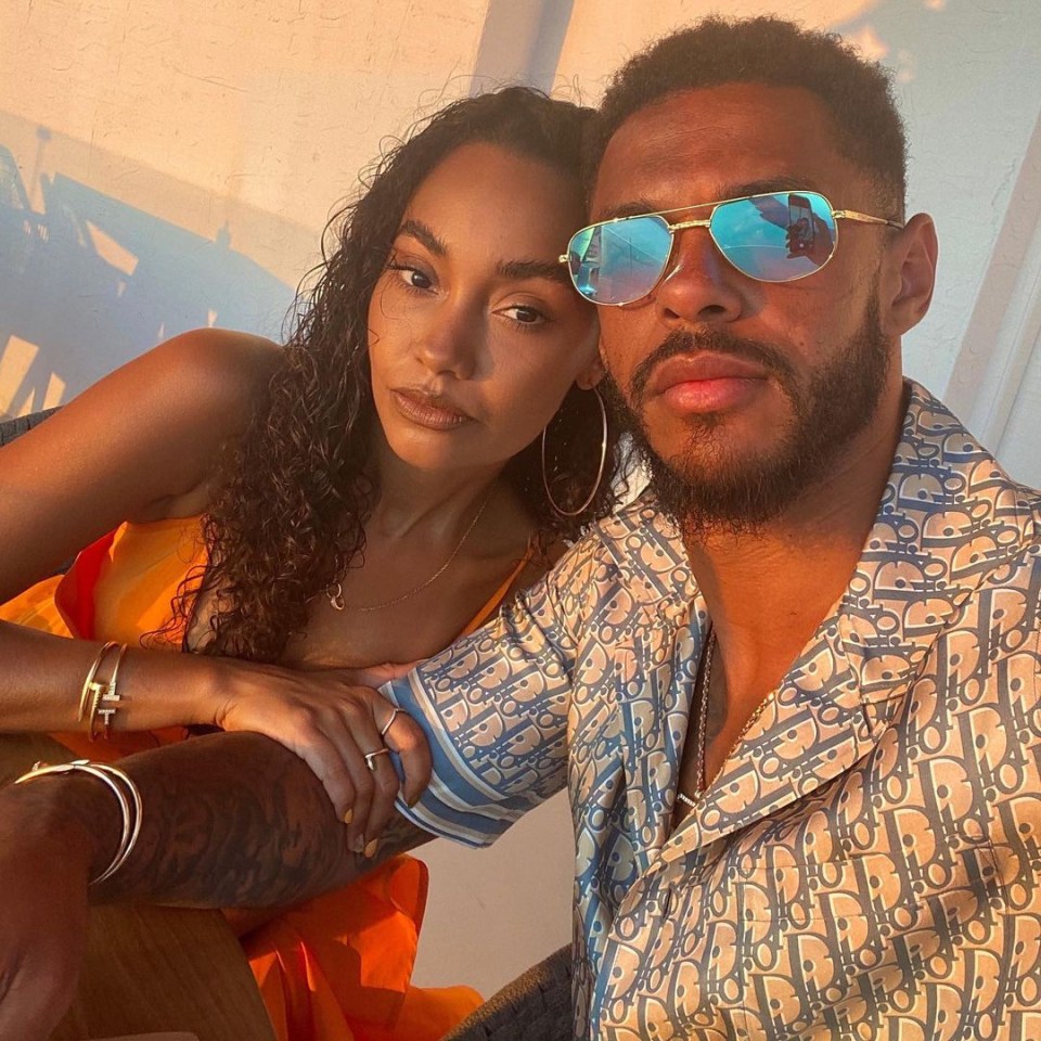 Leigh-Anne is engaged to Watford striker Andre Gray