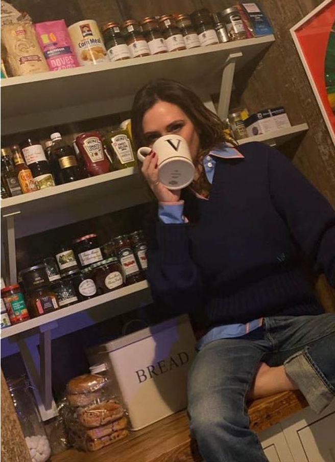  Victoria has showed off their impressive pantry cupboard