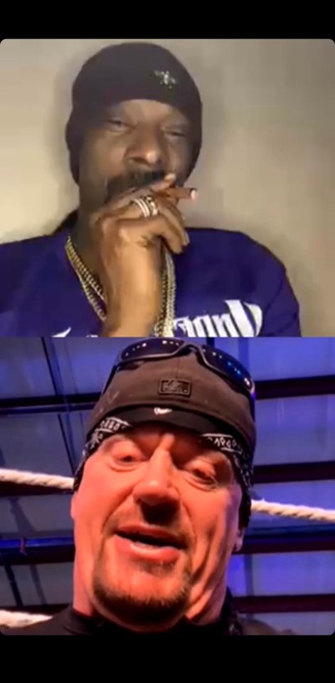 Snoop Dogg and Undertaker enjoyed a chat on Instagram Live