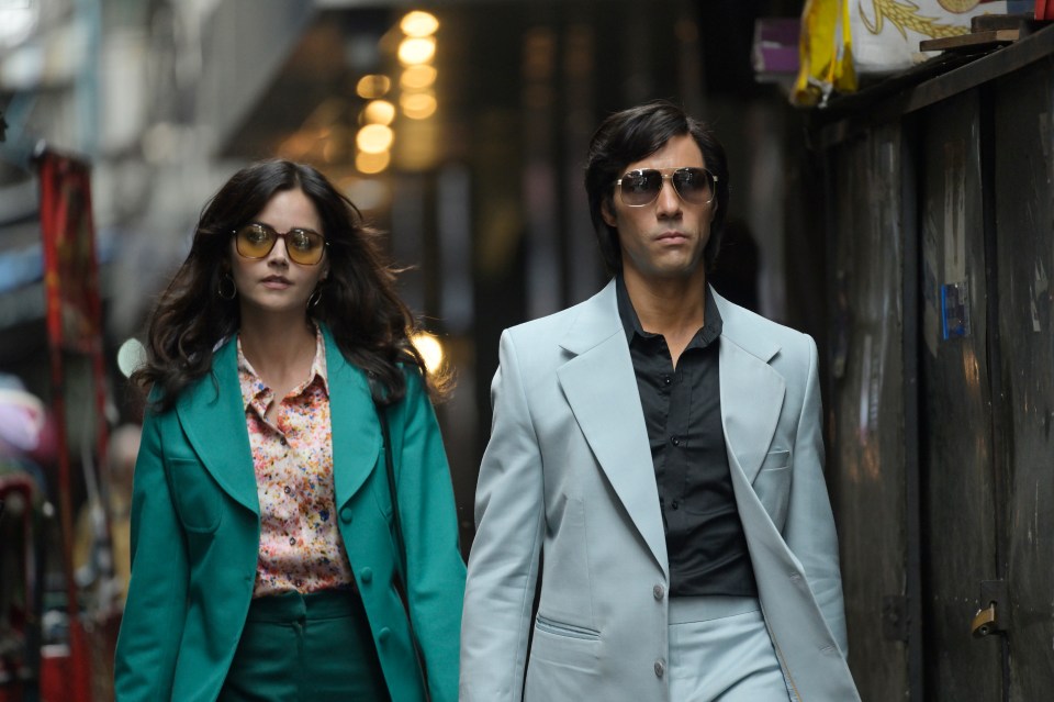 Jenna Coleman and Tahar Rahim in The Serpent