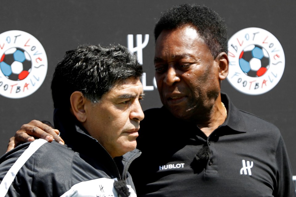 Brazil legend Pele said 'I have lost a dear friend, and the world has lost a legend'