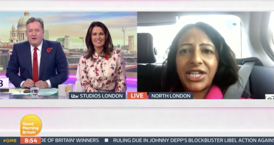 Ranvir's Good Morning Britain co-host Susanna Reid was hoping the rumours were true