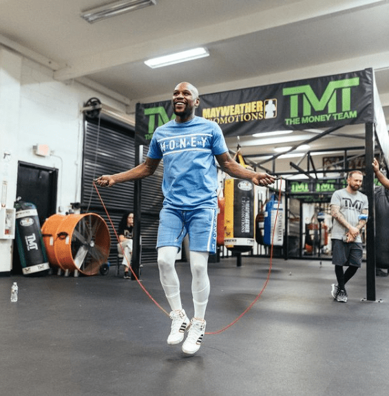 Mayweather had wanted to train in Tokyo ahead of his comeback in Japan 