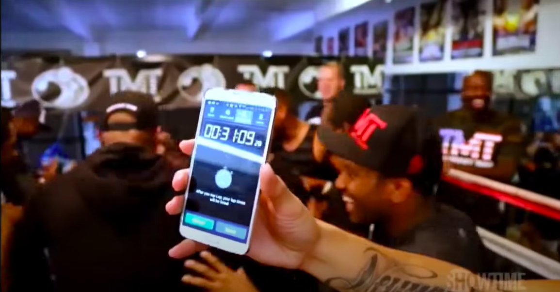 Cameras revealed the sparring session lasted 31 straight minutes 