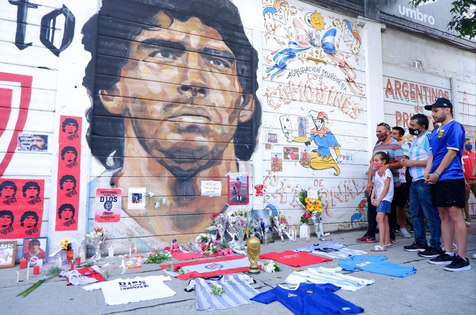 Fans took to the streets to pay their respects to the sporting icon