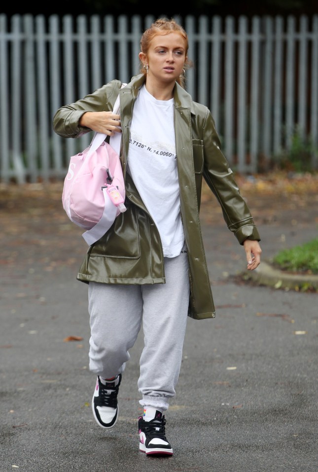 The actress looked effortlessly chic as she heads into rehearsals 