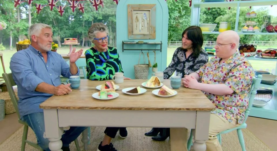 She dropped the bombshell while chatting to hosts Noel Fielding and Matt Lucas