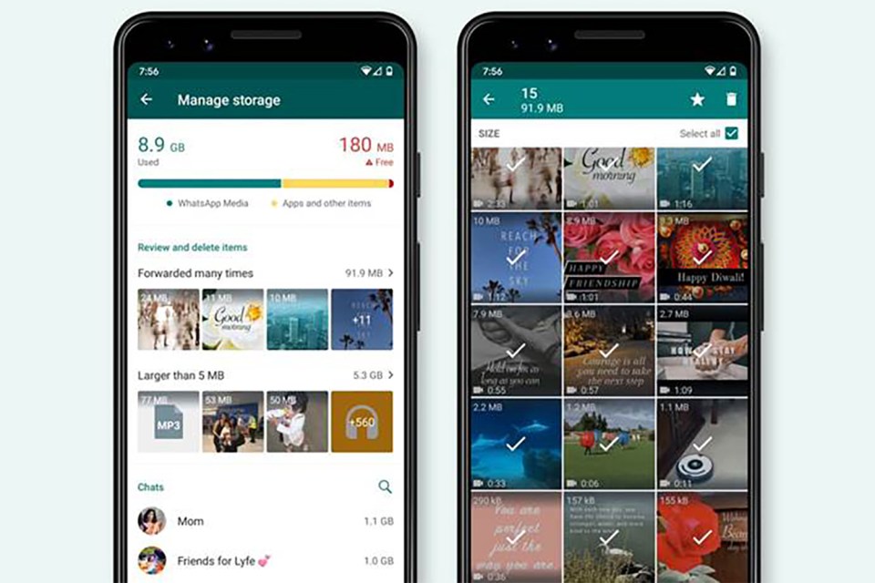 WhatsApp's new storage management feature will free up space on your mobile
