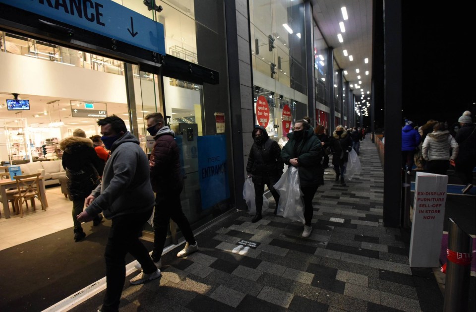 Despite that, many were up bright and early today to bag a bargain