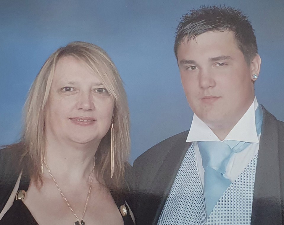 Mike with his loving mum Rachel Burton, who had visited him for a coffee and a catch-up just hours before his death