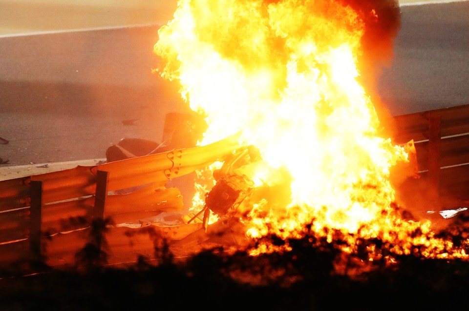 Under two weeks ago, Grosjean was involved in a scary, fireball crash in Bahrain