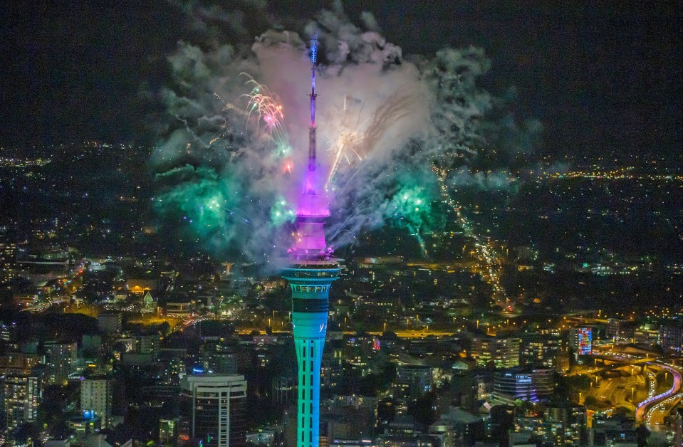 Fireworks erupt in Auckland as NZ won praise for its handling of the pandemic