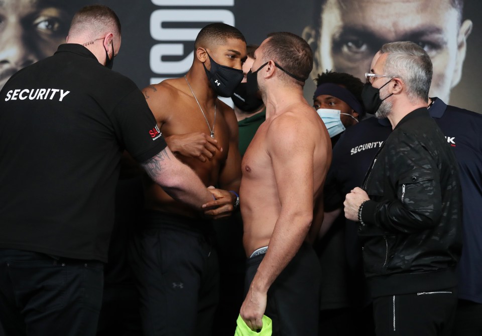 Anthony Joshua will lock horns with Kubrat Pulev tonight