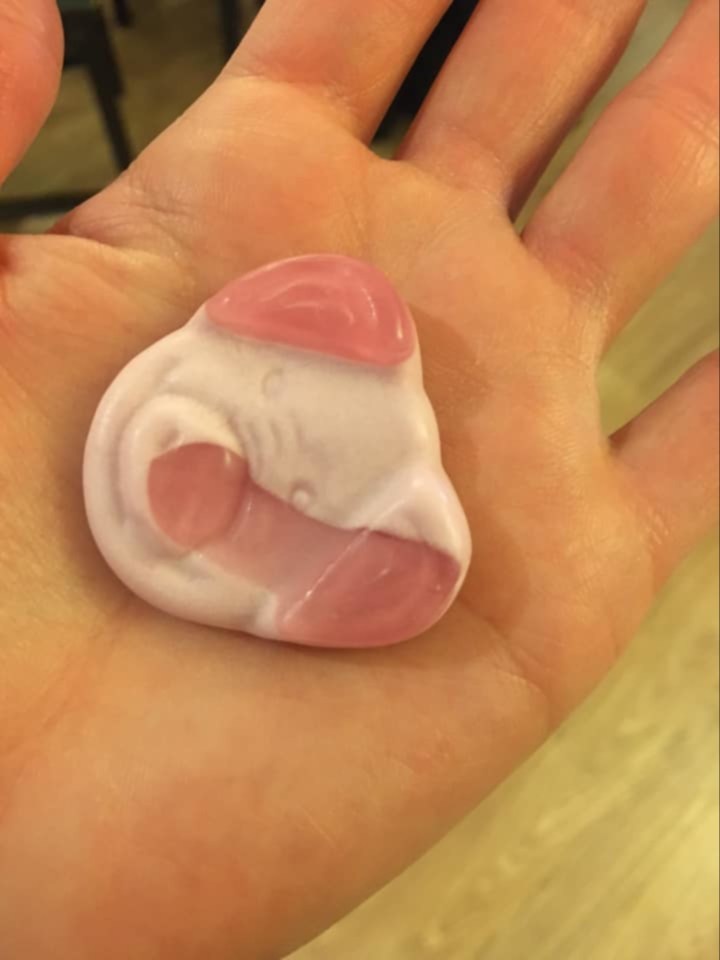 The pig's ear seemed to be shaped like a penis 