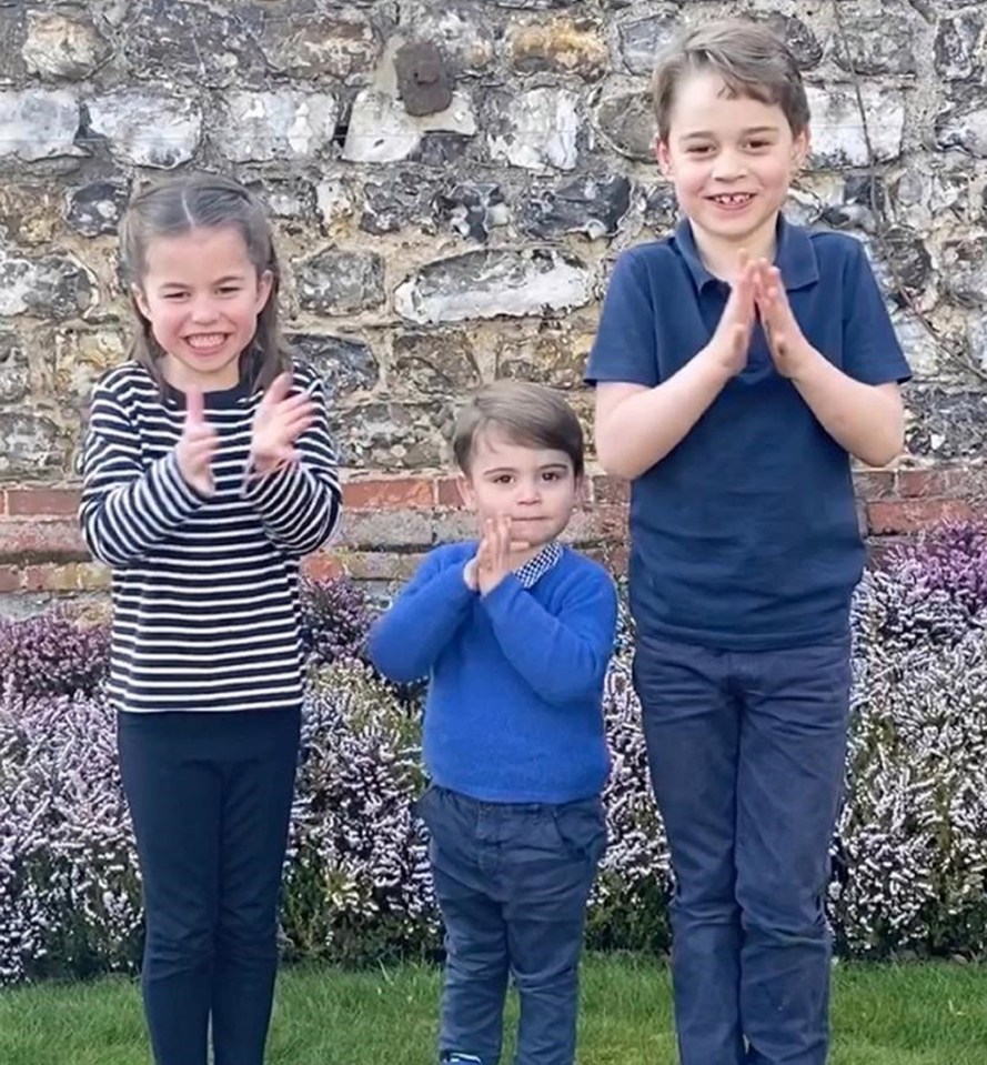 The young Royals gave the nation something to smile at when they participated in supporting the NHS