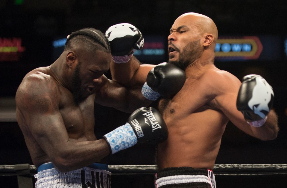 Gerald Washington was knocked out by Deontay Wilder 