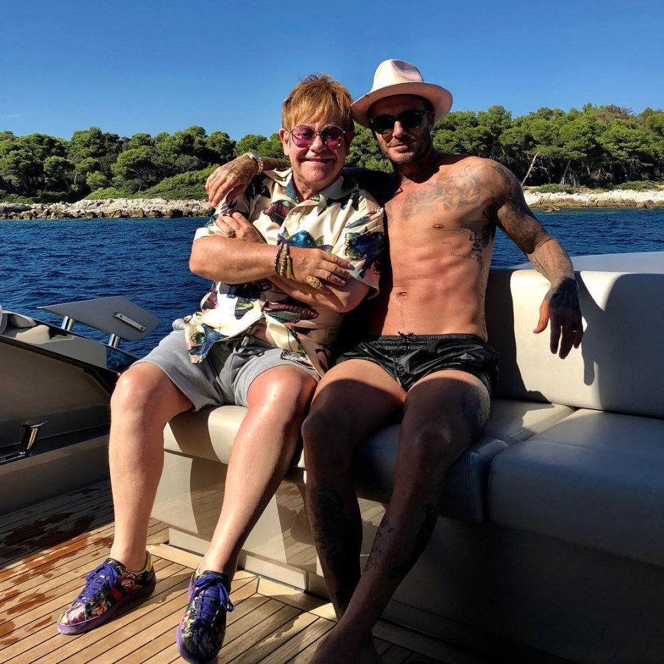 David is great friends with Elton