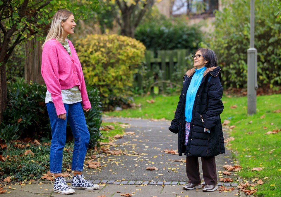 Charity worker Ellie and retired cleaner Gladys, originally from Ecuador, met after Ellie was furloughed and volunteered for a local church