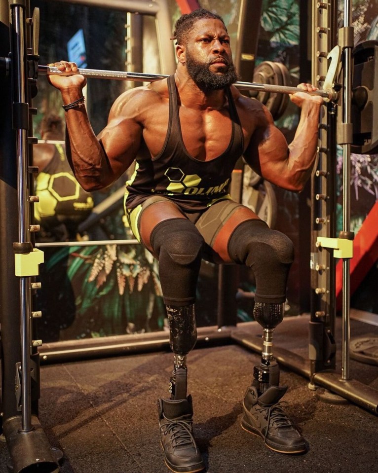 Bionic Body trains hard in the gym six times per week 