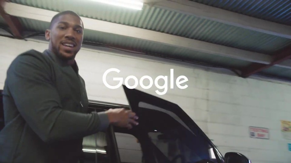 Joshua champions local businesses in an advert for Google