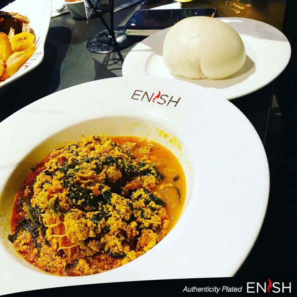 Enish restaurant serves traditional Nigerian cuisine 