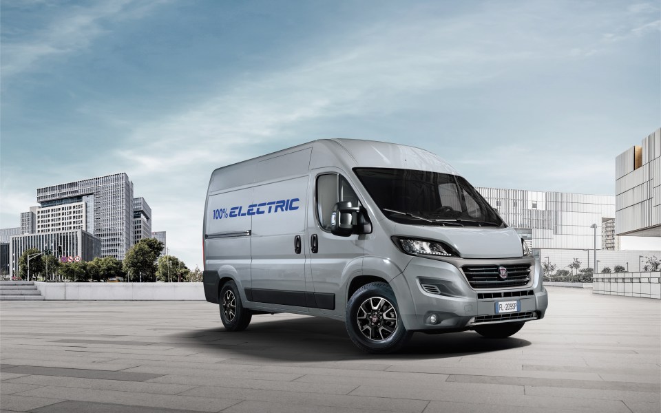 Fiat has launched its new zero emission E-Ducato van