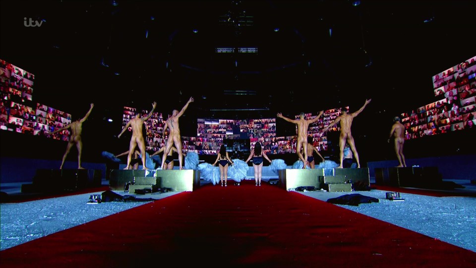 Celebs stripped naked to raise cancer awareness on The Real Full Monty On Ice 