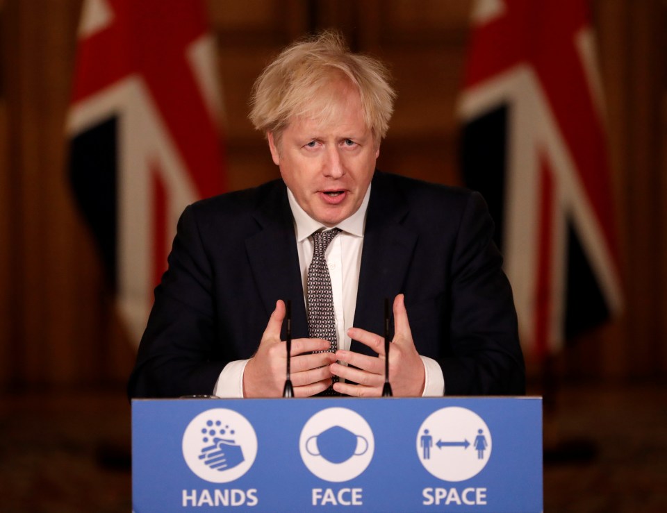 Prime Minister Boris Johnson has issued five new rules Christmas rules for Brits to follow
